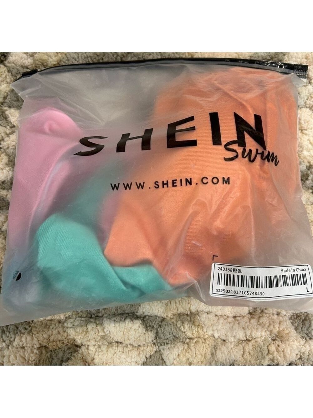 SHEIN Pink Mint Bikini Set New - Picture 4 of 5
